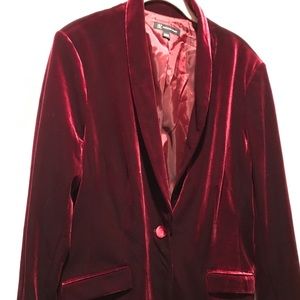 Macy’s INC deep red/rich burgundy color blazer